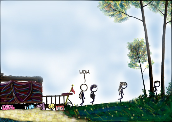 Colorization of frame 3085